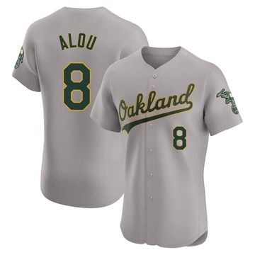Gray Elite Felipe Alou Men's Oakland Athletics Road Jersey